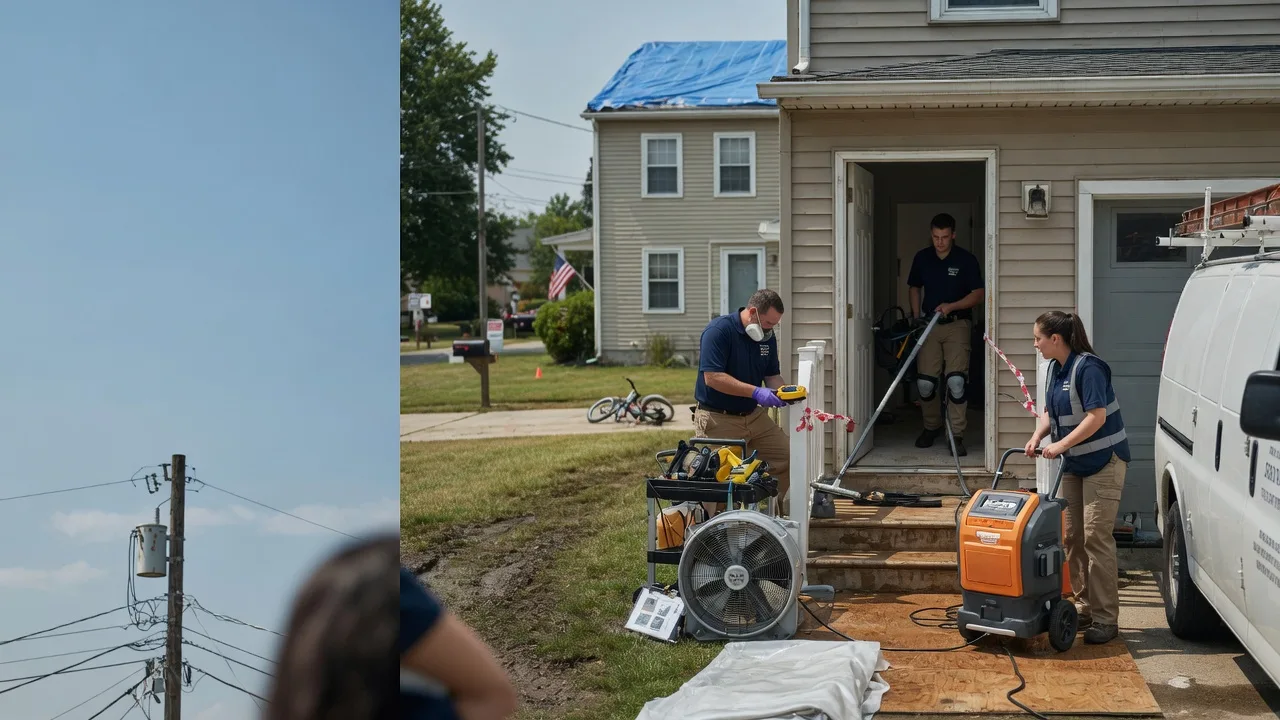 Water Damage Repair in Warbranch, KY near me